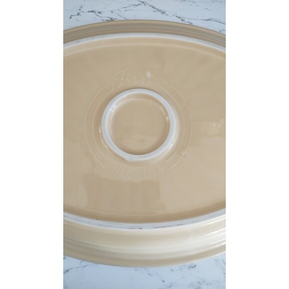 Fiestaware FIESTA 19" Yellow Oval Turkey Platter XXL USA - Picture 4 of 4